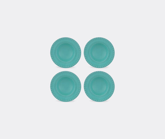 Bordallo Pinheiro Fantasia - Set Of 4 Soup Plates 21,5 Acqua Green undefined ${masterID} 2