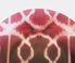 Les-Ottomans 'Ikat' glass plate, red and white  OTTO20IKA535MUL