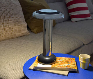 SOWDEN 'PL6' portable lamp, silver SILVER SOWD25PL6430SIL
