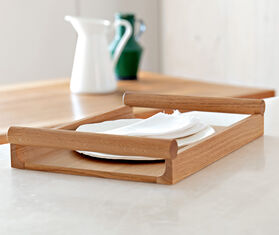 Sch&ouml;nbuch &#39;Oleh&#39; tray, small LIGHT BROWN SCHO22OLE076BEI