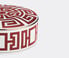 Ginori 1735 'Labirinto' round box with cover, red  RIGI20LAB194RED