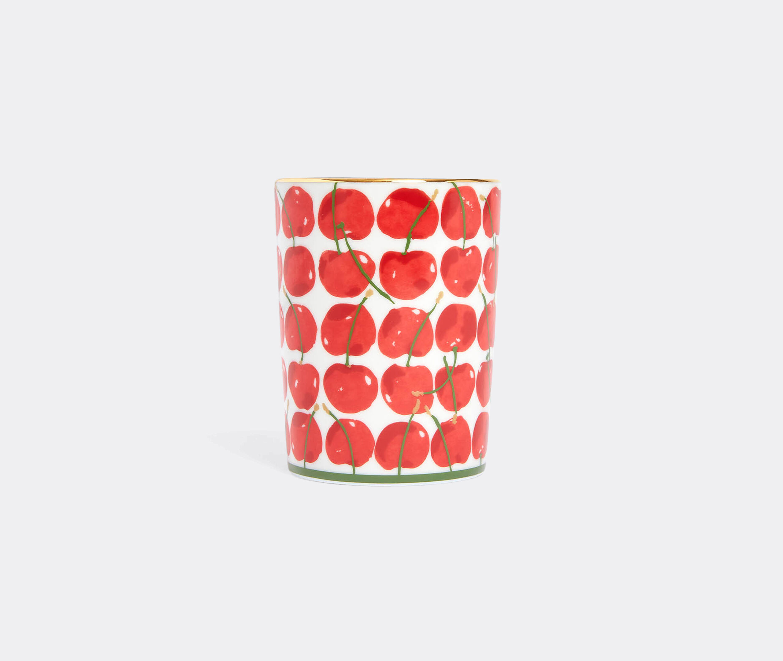 Cherries' decorative cup, ivory by La DoubleJ | Organising | FRANKBROS