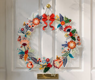 VESTA 'Noelia' wreath, multicolor MULTICOLOR VEST26NOE127MUL