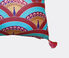 Les-Ottomans Silk cushion, peacock  OTTO20SIL344MUL