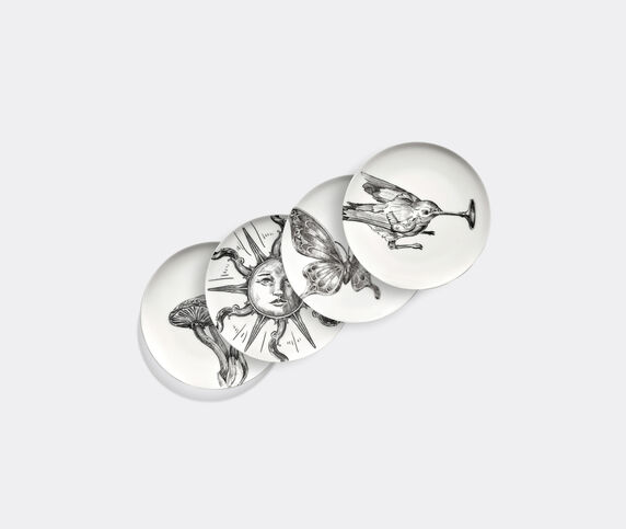 Serax 'Unity' bread plate, set of four, white WHITE SERA25BRE083WHI