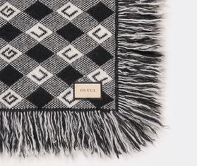 Gucci &#39;Gucci check&#39; blanket, black YELLOW GUCC21PLA484BLK