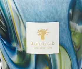 Baobab Collection 'Oceania Tingari' candle, medium BLUE BAOB24OCE958MUL