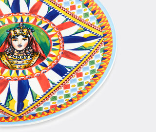 Dolce&amp;Gabbana Casa 'Carretto Siciliano' dinner plate, set of two MULTICOLOUR DGCA22SET644MUL