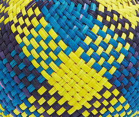 La DoubleJ Set of three holiday ornaments, Madras MULTICOLOUR LADJ20SET335MUL