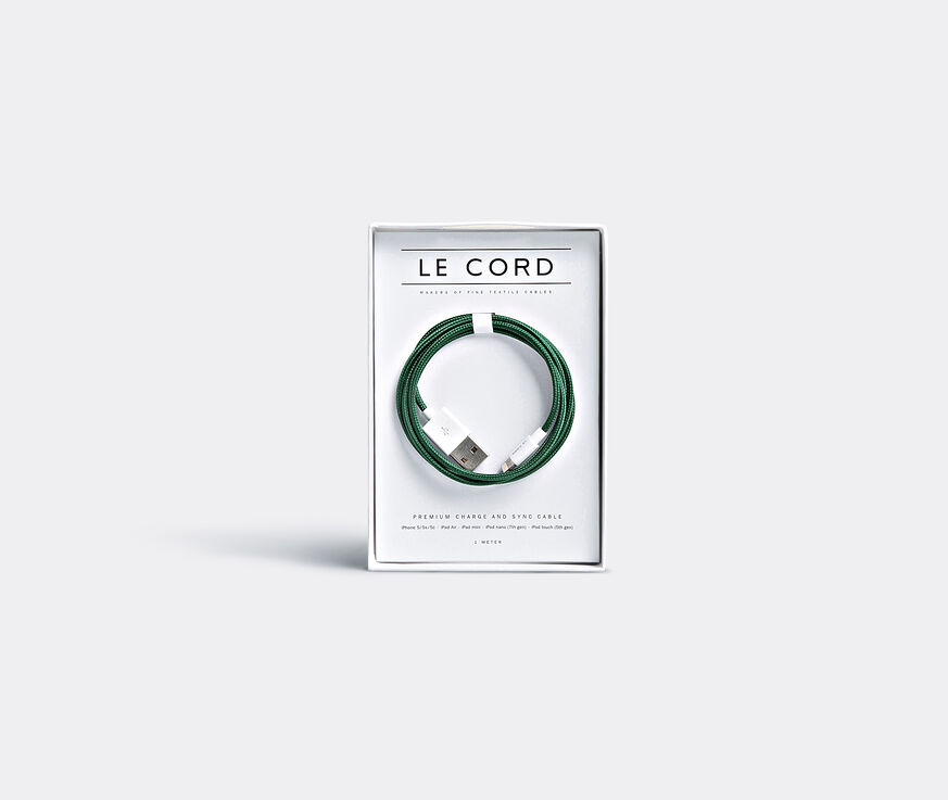 Le Cord Iphone cable Solid spruce LECO15IPH326GRN