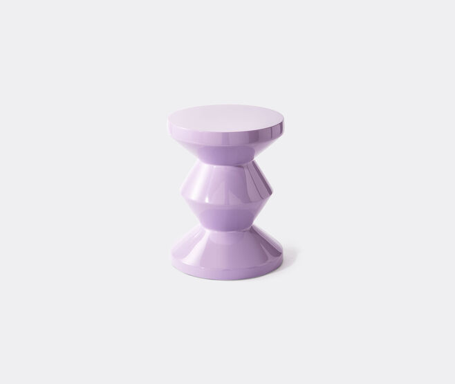 POLSPOTTEN 'Zig Zag' stool, lilac LILAC POLS23ZIG612LIL