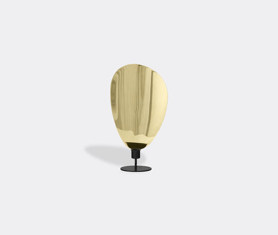 Menu 'Flambeau' candleholder, black and polished brass, medium  MENU22FLA700BLK
