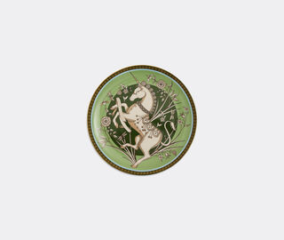La DoubleJ 'The Unicorn' decorative plate, light green LIGHT GREEN LADJ25DEC915MUL