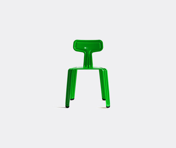 Nils Holger Moormann 'Pressed Chair', glossy greenhorn