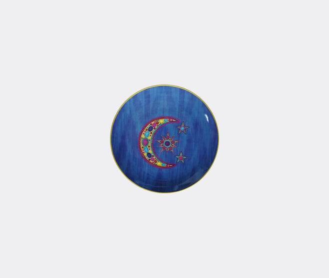 Les-Ottomans Plates, set of four, blue MULTICOLOUR OTTO20POR313MUL