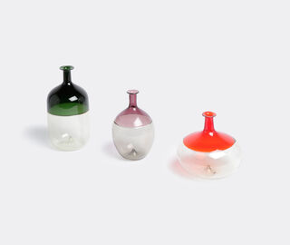 Venini 'Bolle' bottle MULTICOLOUR VENI15BOL109RED
