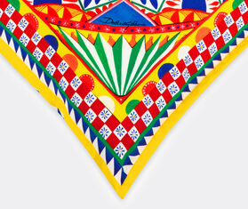 Dolce&amp;Gabbana Casa 'Carretto Siciliano' canvas cushion, medium MULTICOLOUR DGCA22CAN193MUL