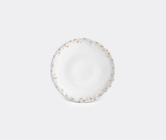 L'Objet 'Mojave' dessert plate white & gold ${masterID}