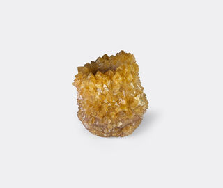 Mineral Series 'Crystal' vase, large, saffron YELLOW MISE26LAR528YEL