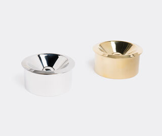Alessi Stainless steel ashtray SILVER ALES19STA671SIL