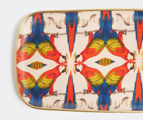 Les-Ottomans Patch NYC rectangular tray, red and blue MULTICOLOUR OTTO20PAT498MUL