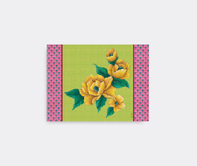 Lisa Corti 'Masonite' rectangular placemat, set of two, azalea pink PINK LICO23MAS233MUL