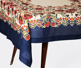 La DoubleJ 'Windflower Plac&eacute;e' square tablecloth, multicolor MULTICOLOR LADJ26SQU222MUL