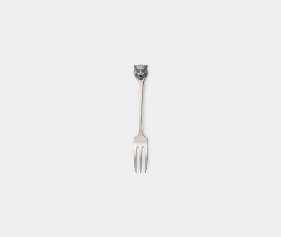 Gucci 'Tiger' dessert fork, set of two silver ${masterID}