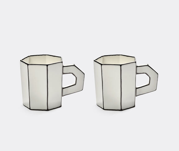 Serax 'Carte Blanche' mug, set of two, white undefined ${masterID}