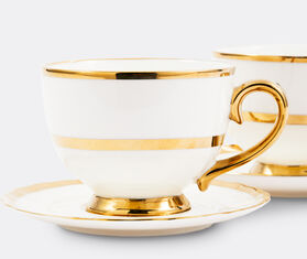 POLSPOTTEN &#39;Golden Finds&#39; teacup, set of two, white WHITE POLS25TEA341WHI