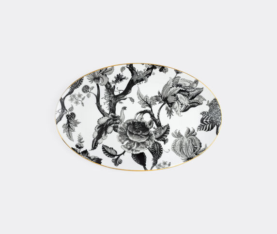 Simone Guidarelli Home 'Secret Garden' oval platter, black and white MULTICOLOUR SIMO26SOU914MUL