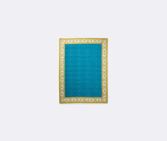 Versace 'I Love Baroque' beach towel, Capri blu undefined ${masterID}