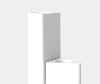 artetica 'AB' vase, set of two, porcelain white WHITE ARTE26VAS287WHI