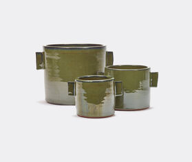 Serax 'Glazed Shades' flower pot, green GREEN SERA21FLO362GRN