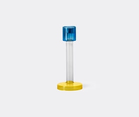 &amp;k Amsterdam &#39;Bole&#39; candleholder, large, blue and yellow MULTICOLOUR AMST25BOL064MUL