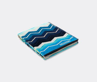 Missoni 'Hugo' beach towel, blue multicolor MULTICOLOUR MIHO26HUG859MUL