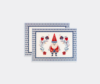 VESTA 'Gnome' placemat, set of two, multicolor BLUE VEST26SET572BLU