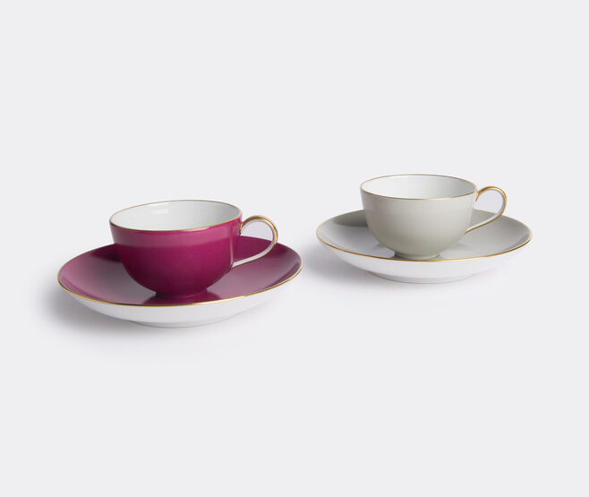 KPM Berlin 'Urbino' espresso set MULTICOLOUR KPM118URB809RED