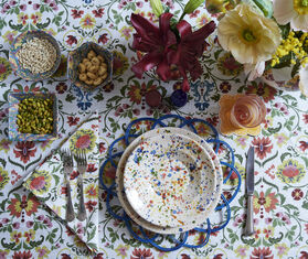 Cabana &#39;Rinascimento&#39; napkin, set of four MULTICOLOUR CABA23RIN040MUL