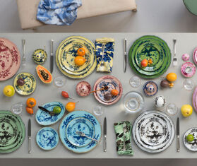 Ginori 1735 'Oriente Italiano' soup plate, citrino, set of two MULTICOLOUR RIGI21ORI905YEL