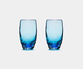 Stories of Italy &#39;Dattero&#39; set of two glasses, blue BLUE STLY18DAT277BLU