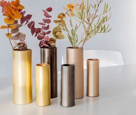 XLBoom 'Noella' vase, medium, matt brass BRASS XLBO20NOE692BRA