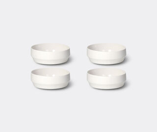 Pomax 'Kojin' soup bowl, set of four, white WHITE POMA26KOJ445WHI