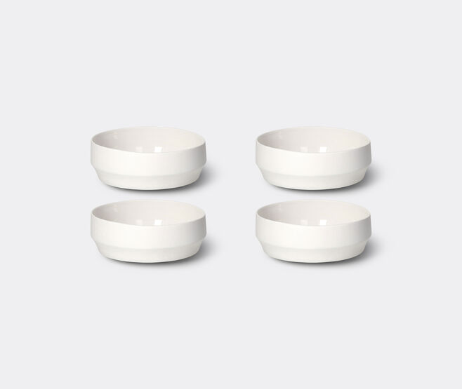 Pomax 'Kojin' soup bowl, set of four, white WHITE POMA26KOJ445WHI