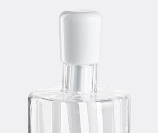 NasonMoretti 'Cyrcus' bottle, white stripe WHITE NAMO25CYR057WHI