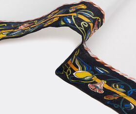 La DoubleJ &#39;Borboni Blue&#39; large napkin, set of two MULTICOLOUR LADJ23LAR536BLU