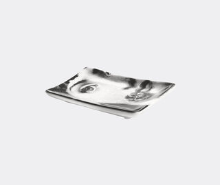 Fornasetti 'Tema e Variazioni N.137' rectangular ashtray, black and white WHITE FORN24REC338MUL