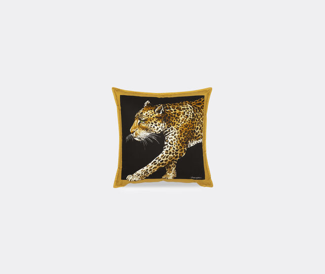 Dolce&Gabbana Casa 'Leopardo' canvas cushion, medium MULTICOLOUR DGCA22CAN655MUL