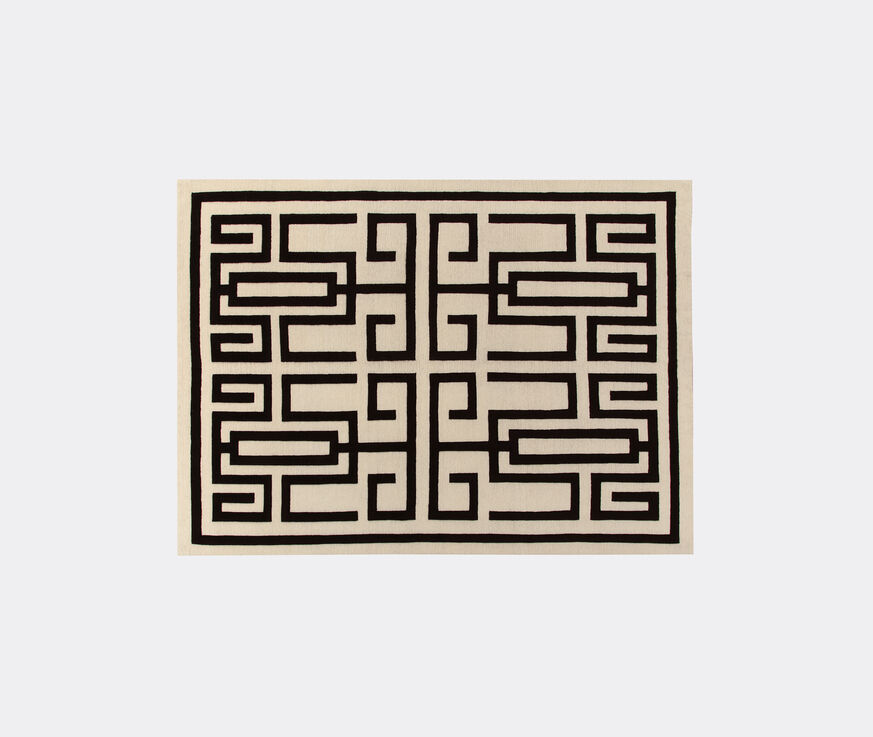 Amini Carpets 'Labirinto' rug, black  AMIN19LAB732BLK