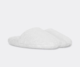Dolce&amp;Gabbana Casa Jacquard slippers with D&amp;G logo, white WHITE DGCA25WHI031WHI